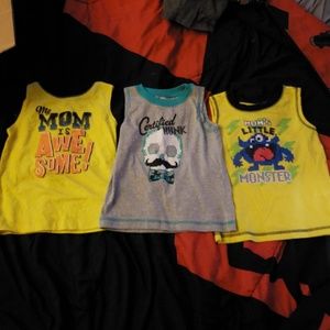 Lot of 3 Boys Tank Tops